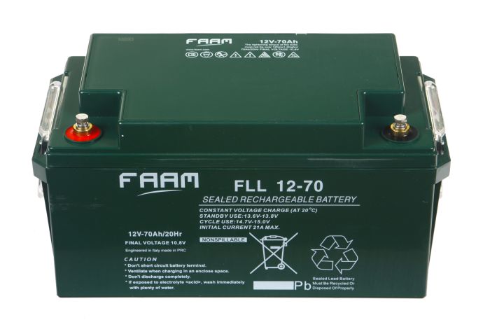 Акумулятор FAAM FLL12-70, 12В, 70А*год